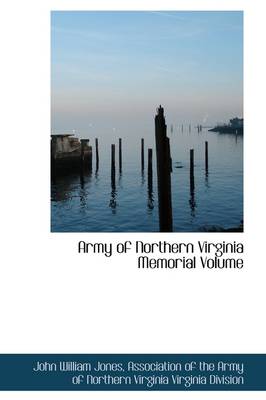 Book cover for Army of Northern Virginia Memorial Volume