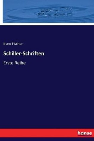 Cover of Schiller-Schriften