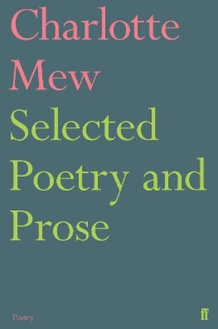 Cover of Selected Poetry and Prose