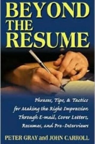 Cover of Beyond the Resume