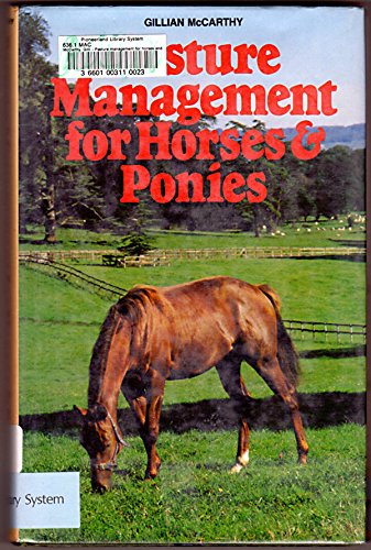 Cover of Pasture Management for Horses and Ponies