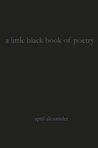 Cover of A little black book of poetry