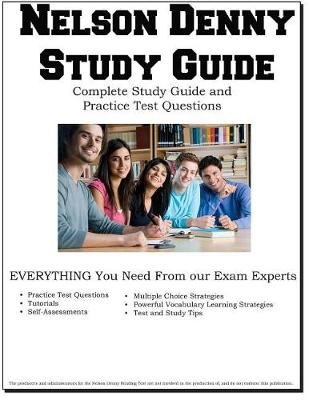 Book cover for Nelson Denny Study Guide - Complete Study Guide and Practice Test Questions