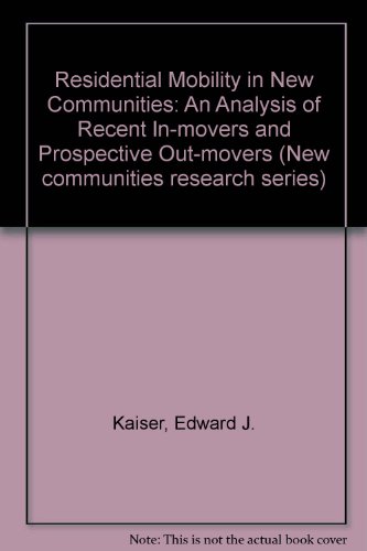 Book cover for Residential Mobility in New Communities