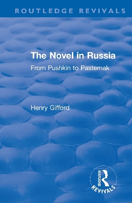 Cover of The Novel in Russia