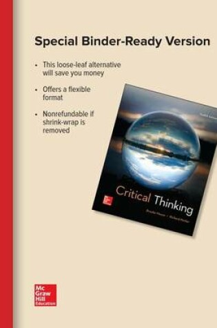 Cover of Looseleaf for Critical Thinking