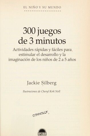 Cover of 300 Juegos de 3 Minutos