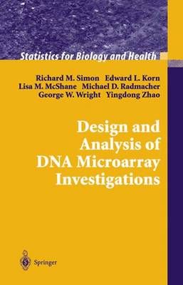 Cover of Design and Analysis of DNA Microarray Investigations