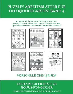 Book cover for Vorschulisches Lernen (Puzzles Arbeitsblätter für den Kindergarten