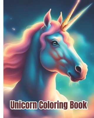 Book cover for Unicorn Coloring Book