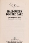 Book cover for Halloween Double Dare