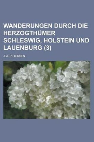 Cover of Wanderungen Durch Die Herzogthumer Schleswig, Holstein Und Lauenburg (3)