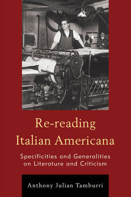 Book cover for Re-Reading Italian Americana