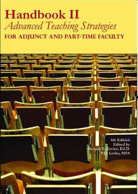 Cover of Handbook II: Advanced Teaching Strategies for Adjunct and Part-Time Faculty