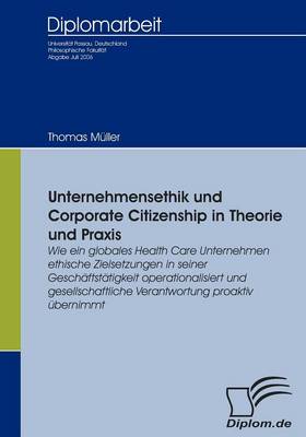 Book cover for Unternehmensethik und Corporate Citizenship