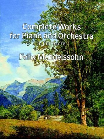 Book cover for Complete Works for Piano and Orchestra in Full Score