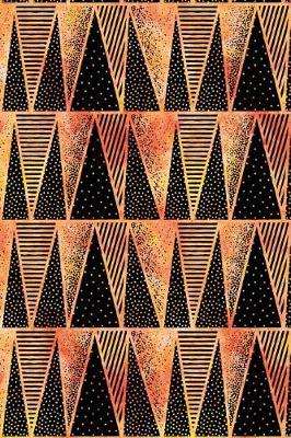 Cover of Journal Notebook Abstract Triangles Pattern 2