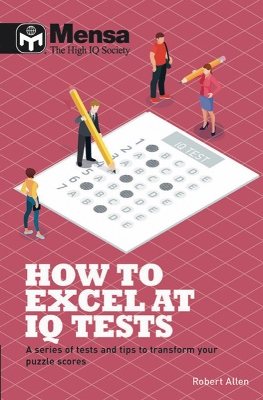 Book cover for Mensa - How to Excel at IQ Tests