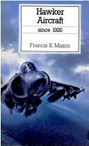 Book cover for Hawker Aircraft Since 1920