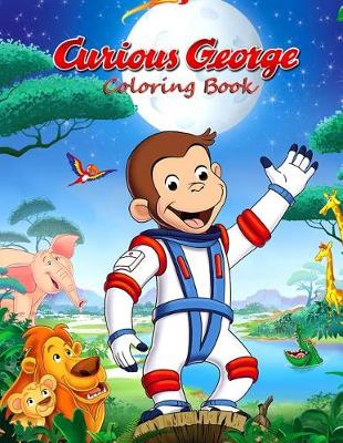 Book cover for Curious George Coloring Book