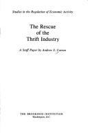 Book cover for The Rescue of the Thrift Industry