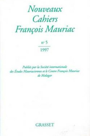 Cover of Nouveaux Cahiers Francois Mauriac N05
