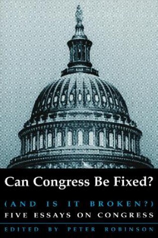 Cover of Can Congress Be Fixed?