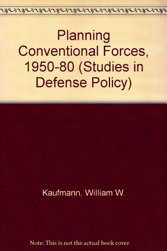 Book cover for Planning Conventional Forces, 1950-80