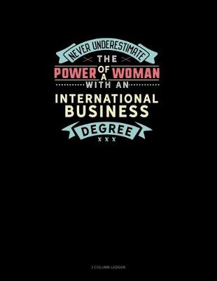 Book cover for Never Underestimate The Power Of A Woman With An International Business Degree