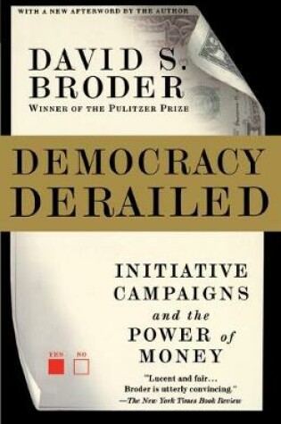 Cover of Democracy Derailed