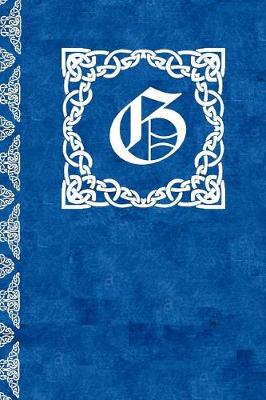 Book cover for G Monogram Scottish Celtic Journal/Notebook