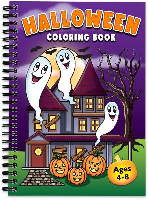 Book cover for Halloween Coloring Book for Kids Ages 4-8