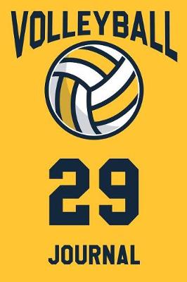 Book cover for Volleyball Journal 29