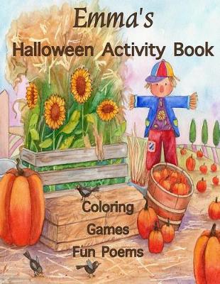 Book cover for Emma's Halloween Activity Book