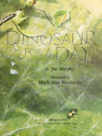 Cover of Dinosaur for a Day