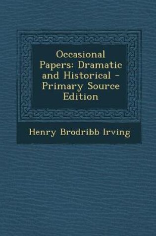 Cover of Occasional Papers