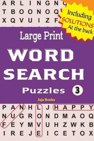 Cover of Large Print WORD SEARCH Puzzles 3