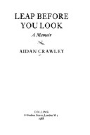 Cover of Leap Before You Look