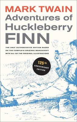 Book cover for Adventures of Huckleberry Finn, 125th Anniversary Edition