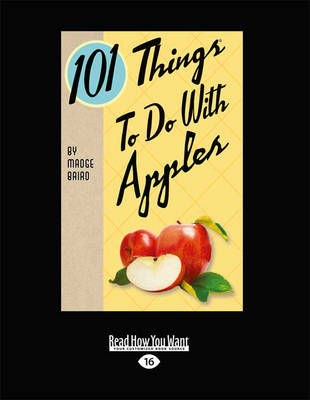 Book cover for 101 Things to do with Apples