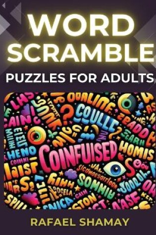 Cover of Word Scramble Puzzle Book for Adults