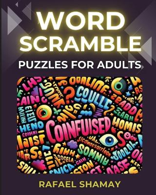 Book cover for Word Scramble Puzzle Book for Adults