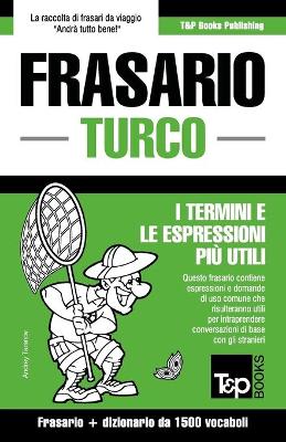 Book cover for Frasario Italiano-Turco e dizionario ridotto da 1500 vocaboli
