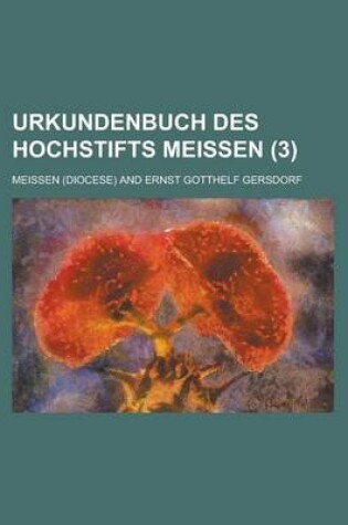 Cover of Urkundenbuch Des Hochstifts Meissen (3)