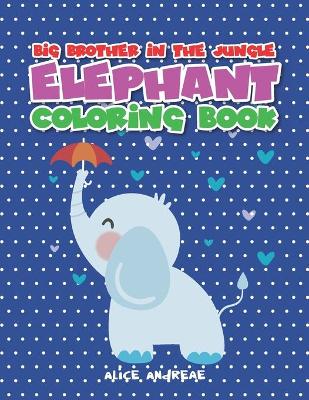 Book cover for Elephant Coloring Book