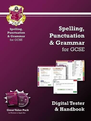 Book cover for Spelling, Punctuation & Grammar for GCSE - Digital Tester and Handbook