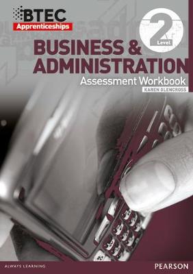 Book cover for BTEC Apprenticeship Assessment Workbook Business Admin Level 2