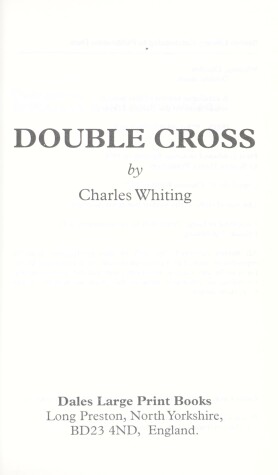 Book cover for Double Cross