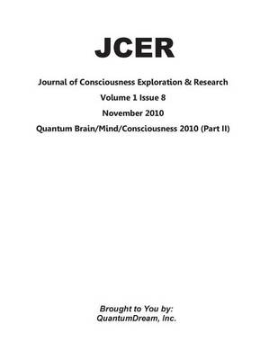 Book cover for Journal of Consciousness Exploration & Research Volume 1 Issue 8