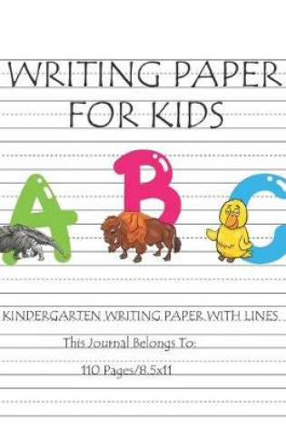 Cover of Writing Paper for kids